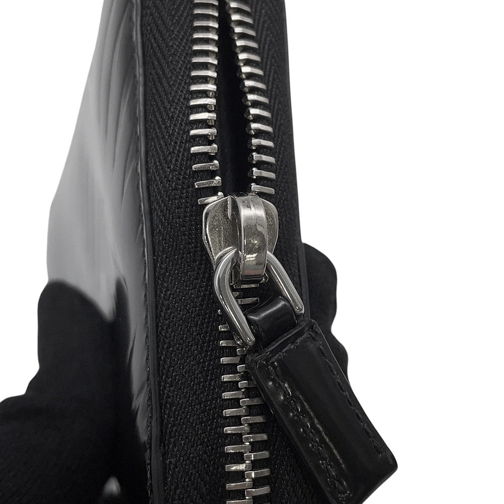 PRADA Zip Around Long Wallet Black2ML317 BrushedLeather