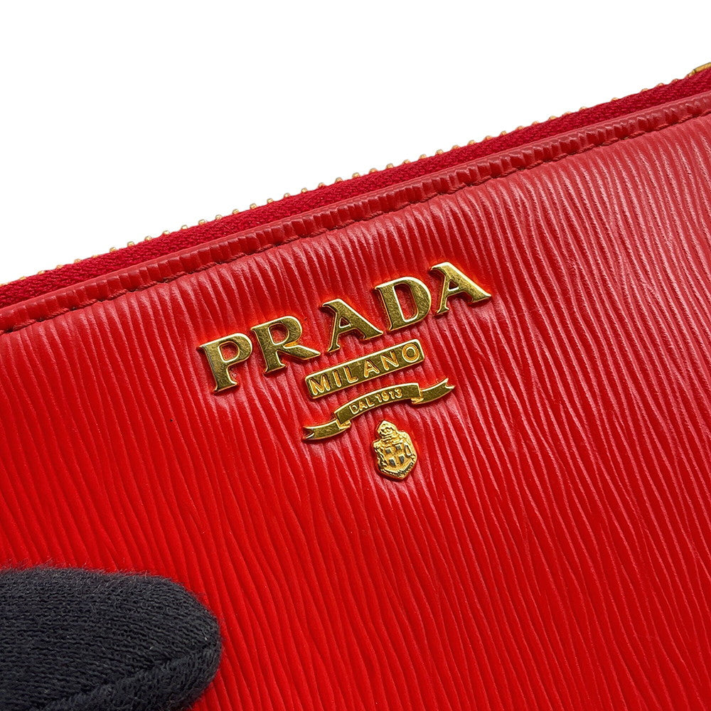 PRADA Compact wallet Raqqa1ML024 Leather