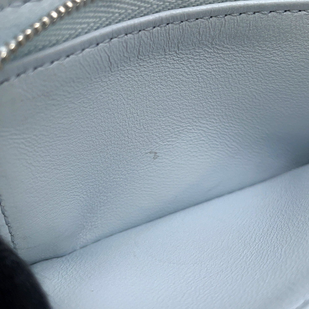 Dior cannage compact wallet Light BlueS2608PUQA Leather
