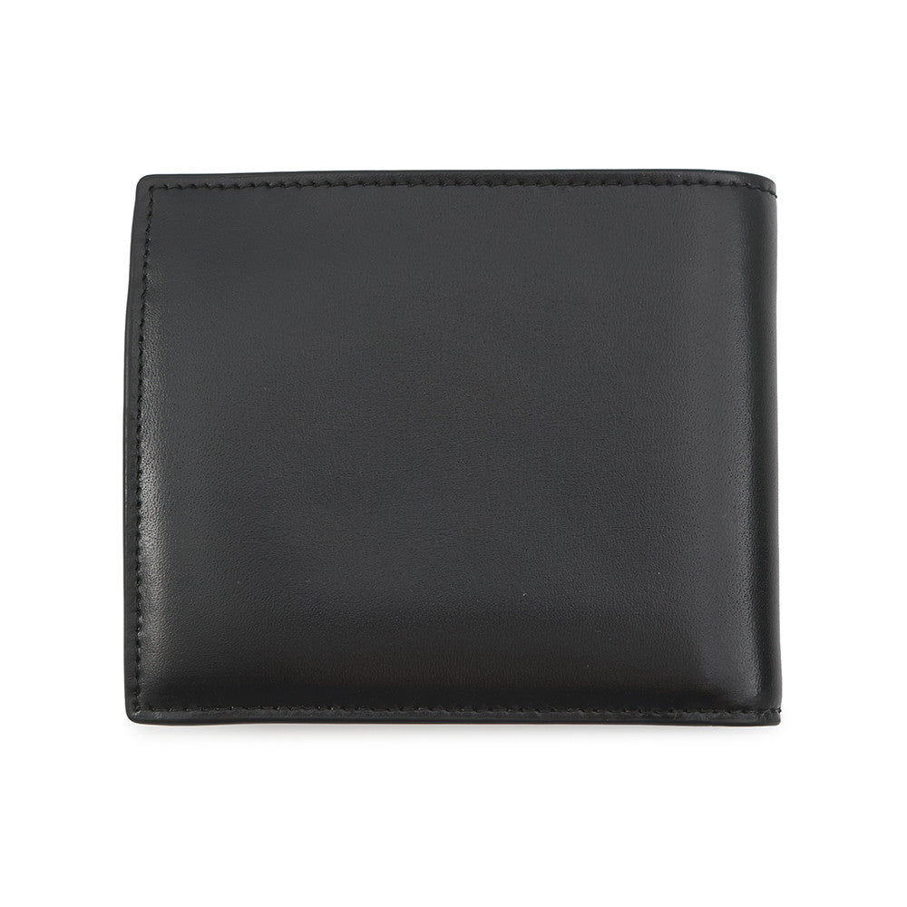 SAINT LAURENT PARIS Cassandra Bi-fold Wallet Black Leather