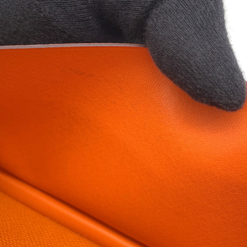 HERMES Bearnsfre Verso Ruby/Orange Epsom