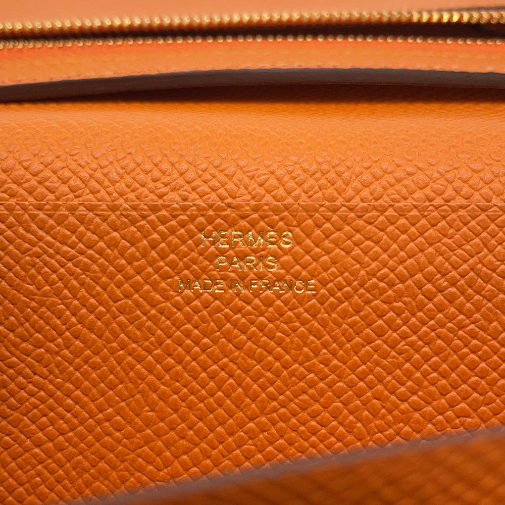 HERMES Bearnsfre Verso Ruby/Orange Epsom
