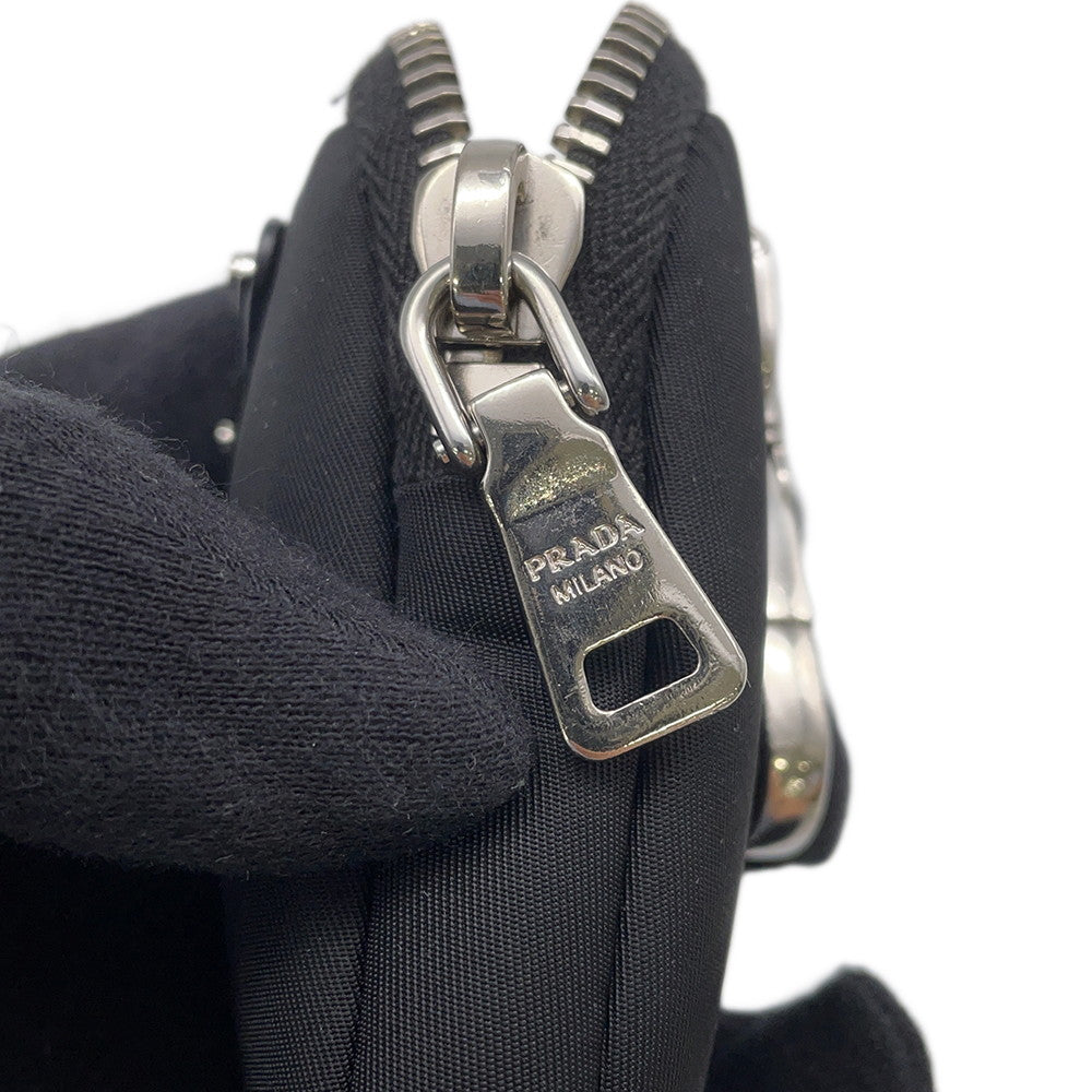 PRADA Re-Nylon Mini Pouch Black1TT119 Nylon