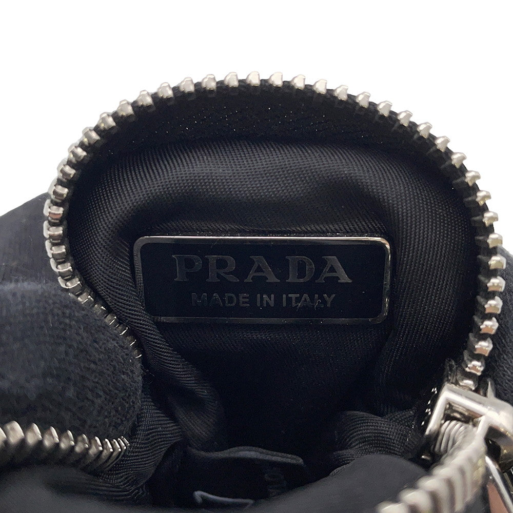 PRADA Re-Nylon Mini Pouch Black1TT119 Nylon
