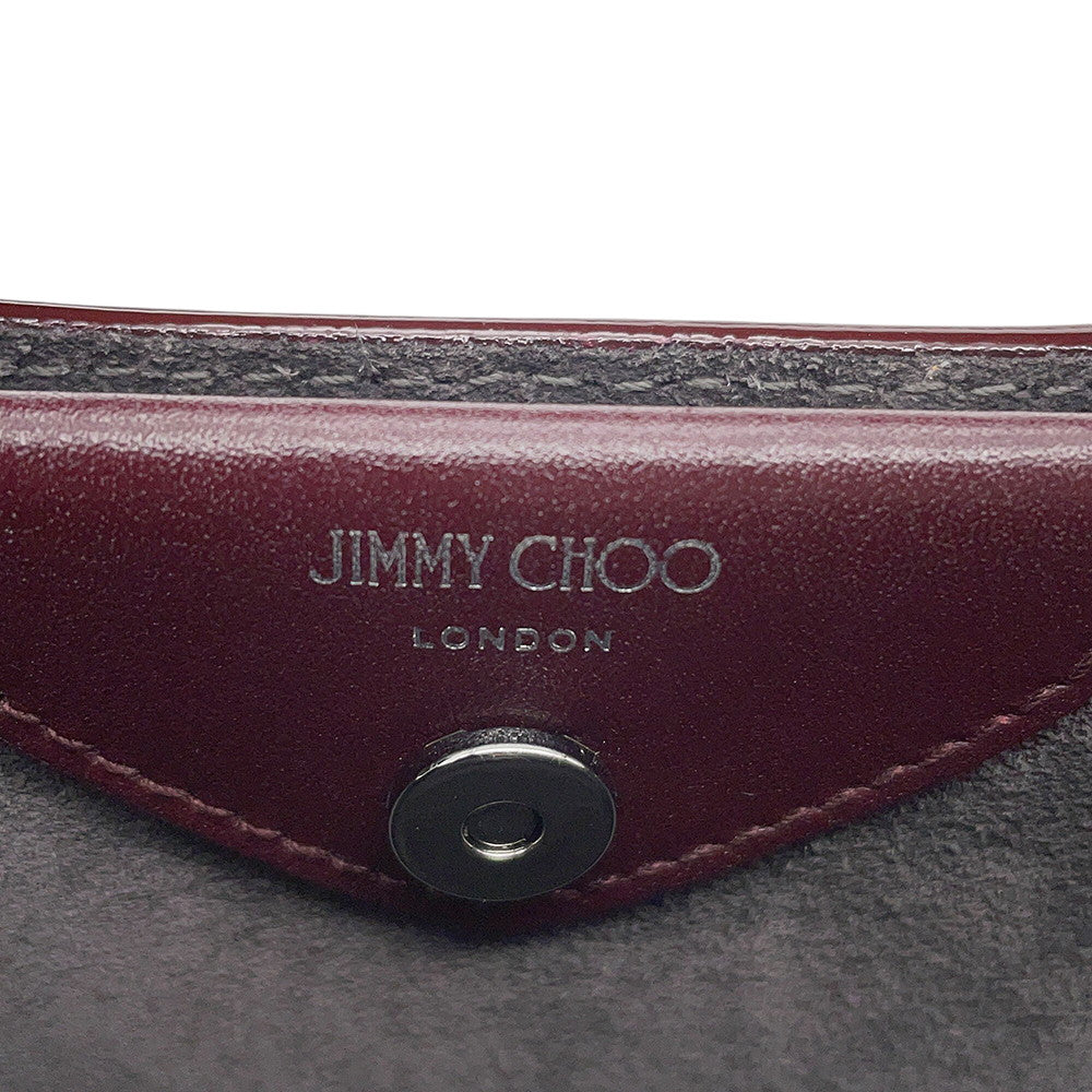 JIMMY CHOO Varenne 2WAYBag New Griotte Patent Leather