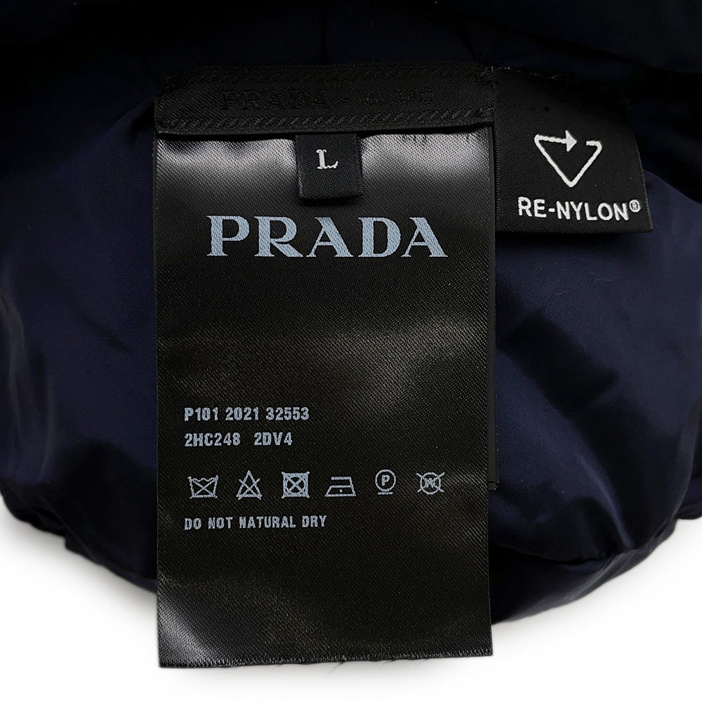 PRADA Re-Nylon bucket hat Size L Blue2HC248 Nylon Padded