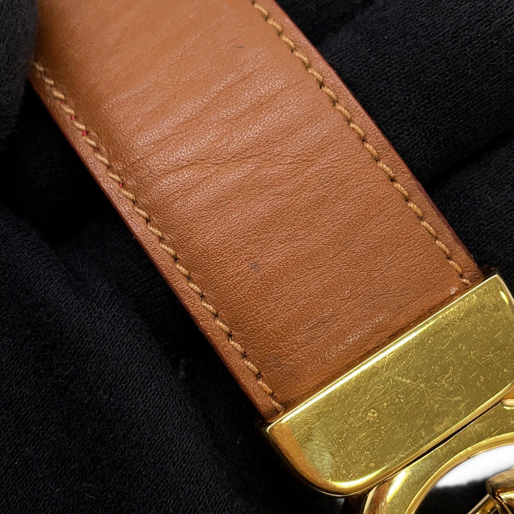 GUCCI Belt Size 70 Brown/Red036・01/79・0964 Leather