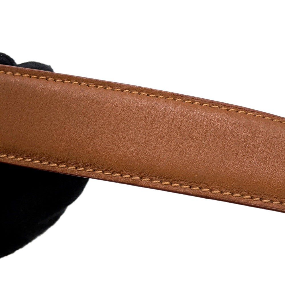 GUCCI Belt Size 70 Brown/Red036・01/79・0964 Leather