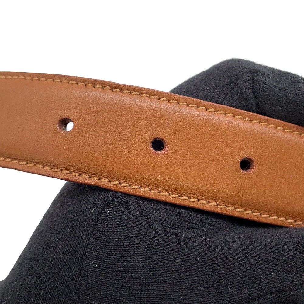 GUCCI Belt Size 70 Brown/Red036・01/79・0964 Leather