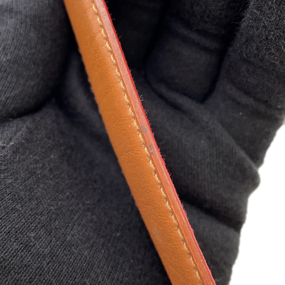 GUCCI Belt Size 70 Brown/Red036・01/79・0964 Leather
