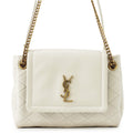 SAINT LAURENT PARIS Mini Nolita White1672738 Leather