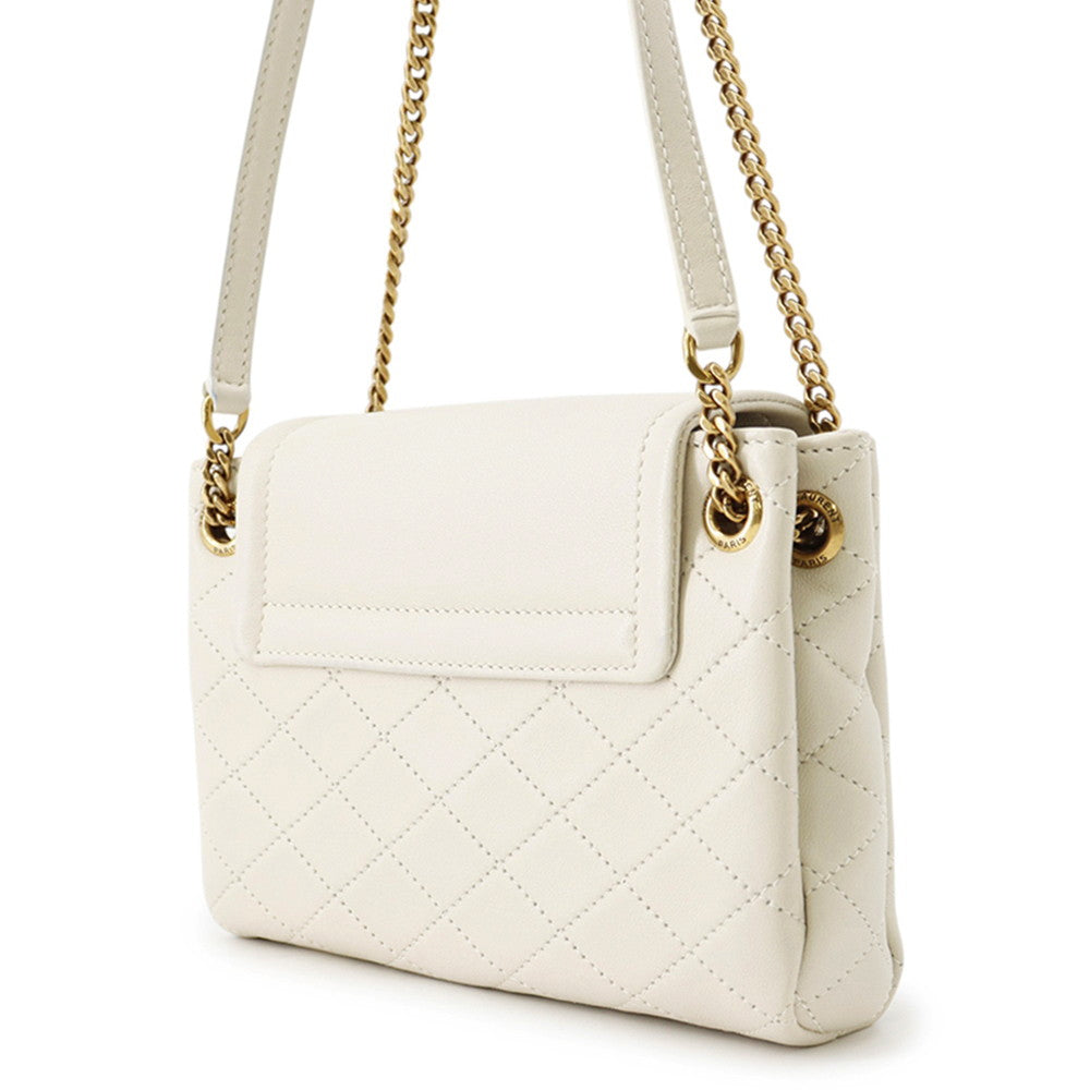 SAINT LAURENT PARIS Mini Nolita White1672738 Leather