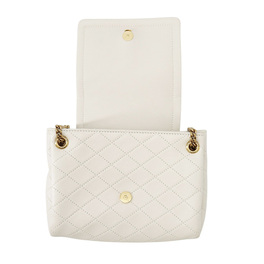 SAINT LAURENT PARIS Mini Nolita White1672738 Leather