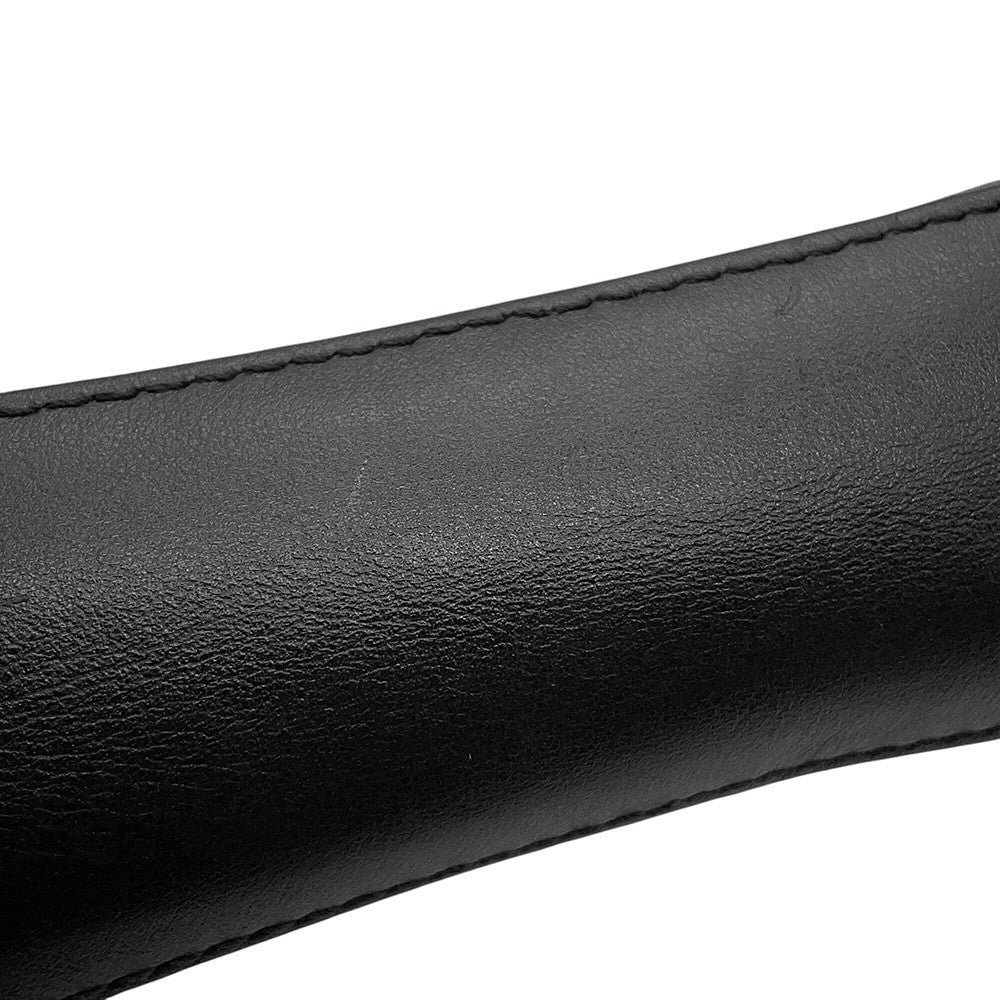 JIMMY CHOO Varenne Shoulder Bag Black Leather