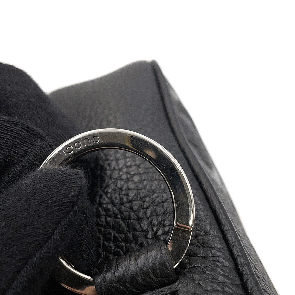 GUCCI Jumbo GG Small Cross Body Bag Black794088 Leather