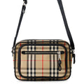 BURBERRY Nova Check Shoulder Bag Beige/Multicolor8010152 Canvas Leather