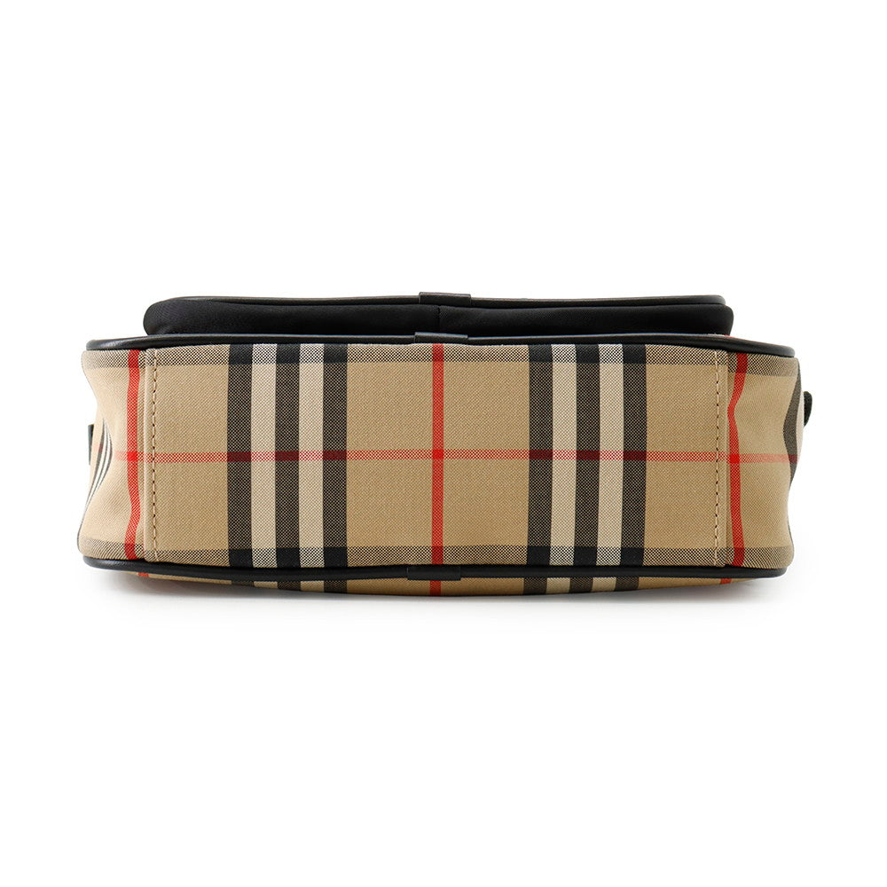 BURBERRY Nova Check Shoulder Bag Beige/Multicolor8010152 Canvas Leather