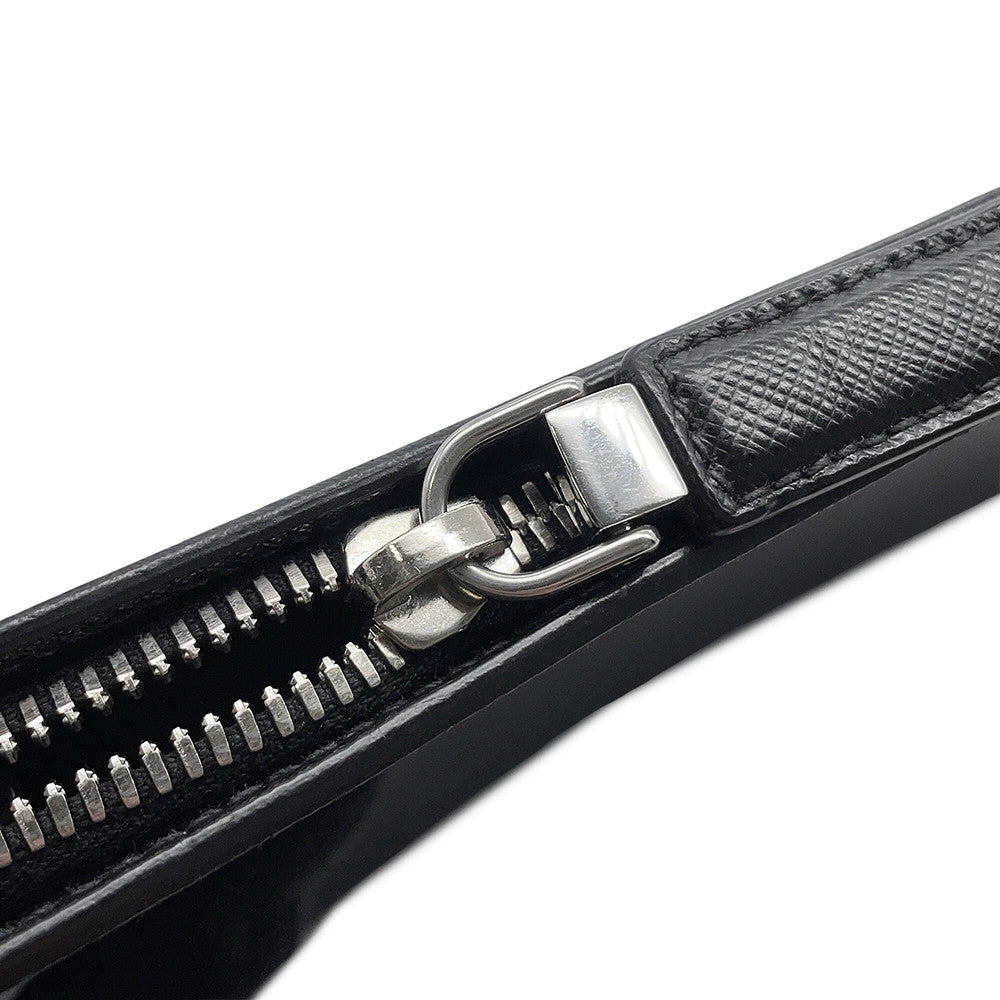 PRADA Clutch Bag Black2VN003 Leather