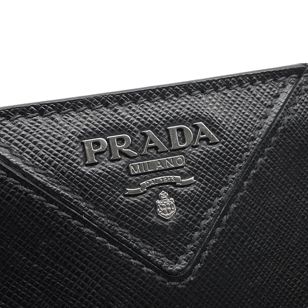 PRADA Clutch Bag Black2VN003 Leather
