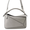 LOEWE Puzzle bag Gray322.30.S21 Leather Size Small