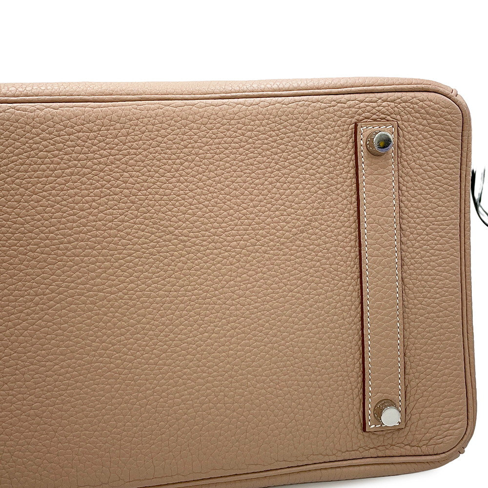 HERMES Birkin Argile Taurillon Clemence Size 35