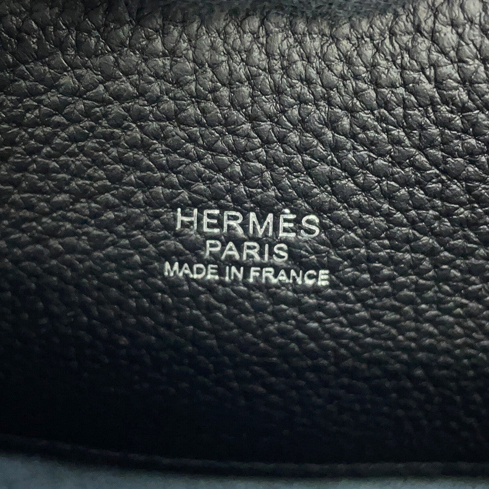 HERMES Bolide Messenger Black Togo Leather