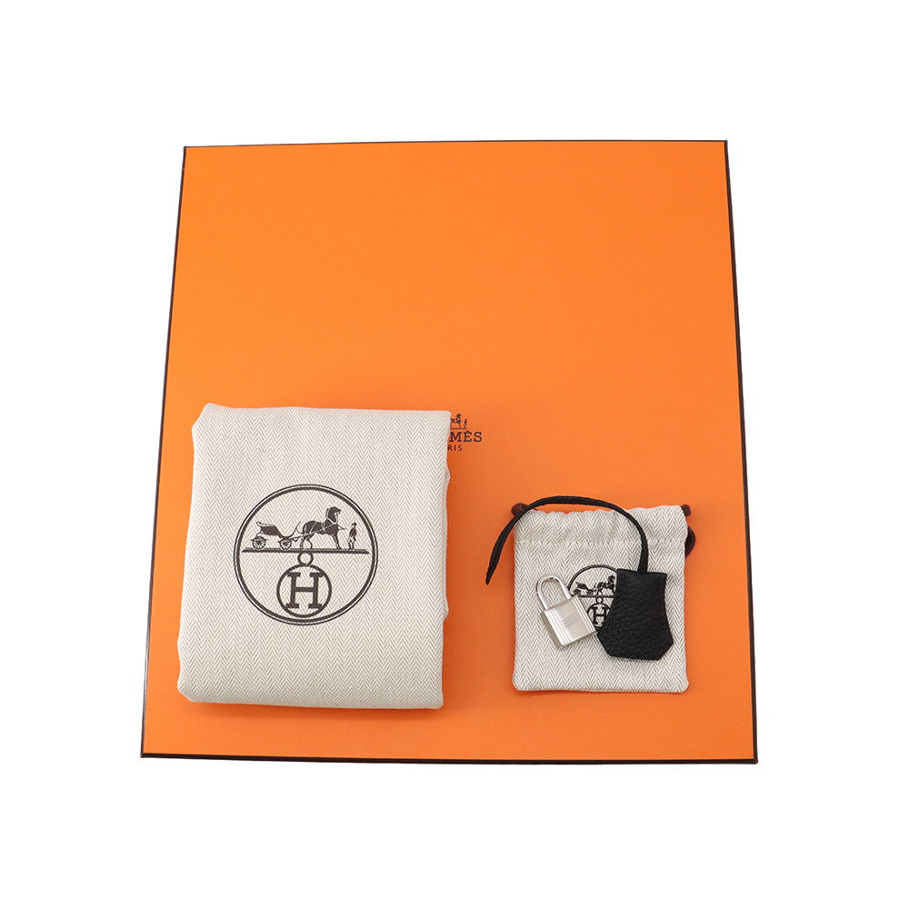HERMES Bolide Messenger Black Togo Leather