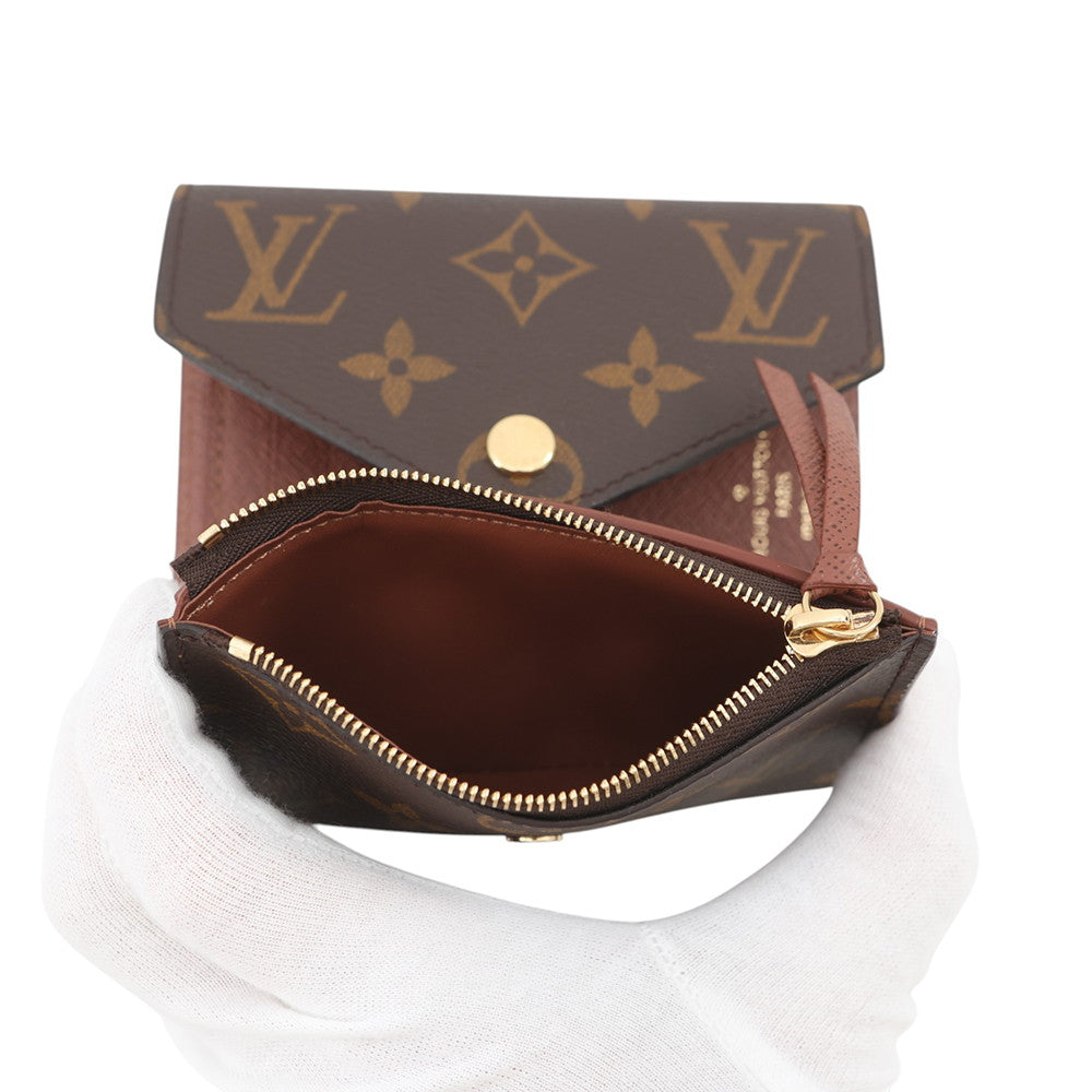 LOUIS VUITTON Portefeuille Victorine BrownM62472 Monogram