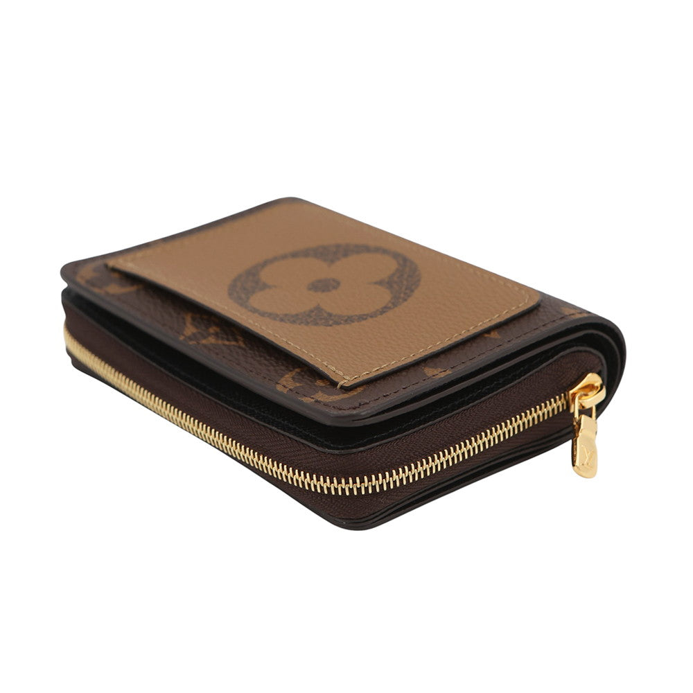 LOUIS VUITTON Portefeuille Lou NoirM81461 Monogram/Monogram Reverse Canvas
