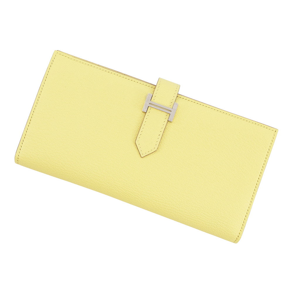 HERMES Beansufla Limoncello Chevre Myzore Goatskin