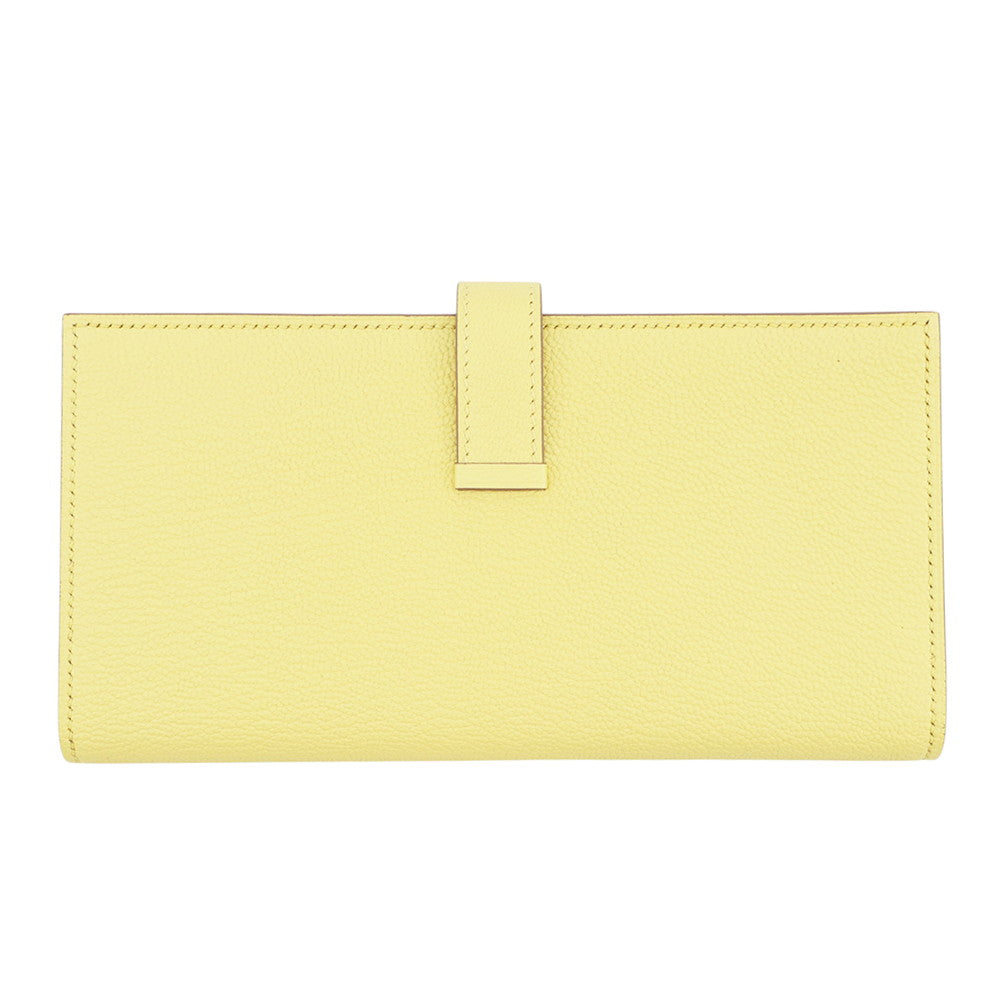 HERMES Beansufla Limoncello Chevre Myzore Goatskin