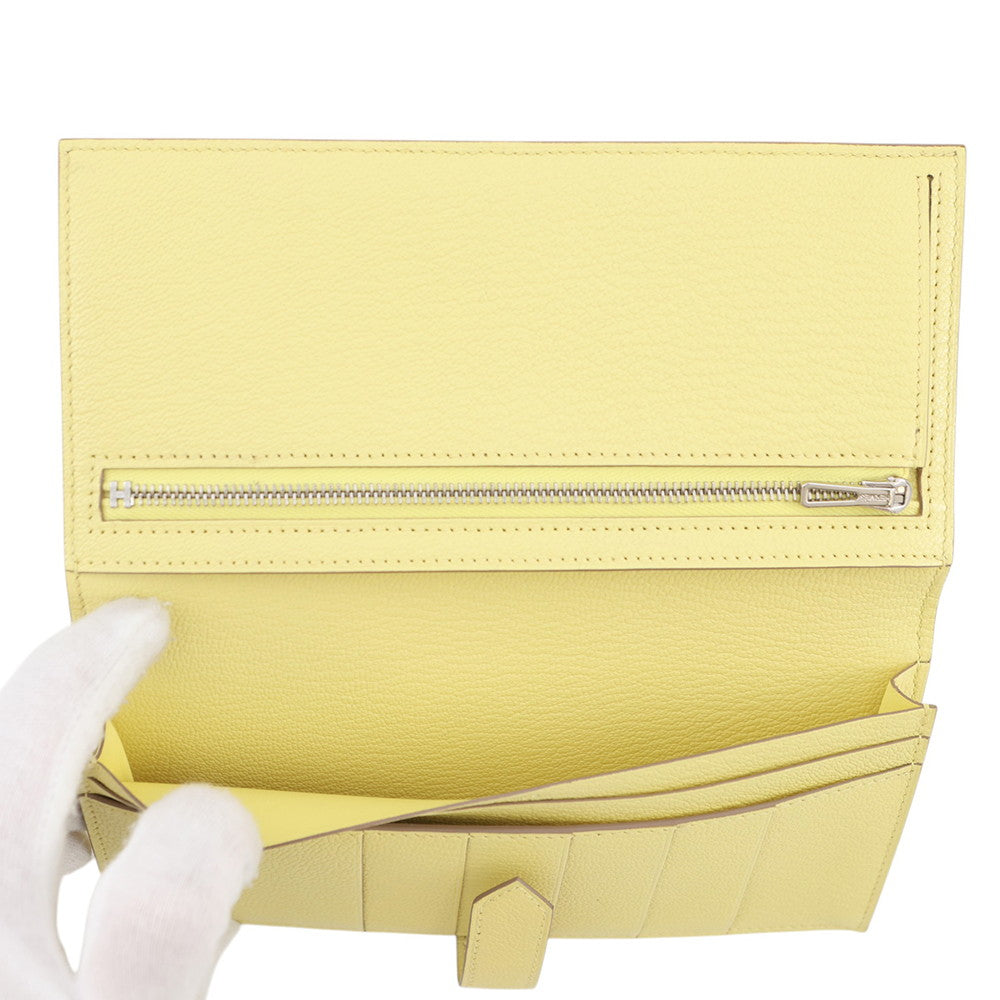 HERMES Beansufla Limoncello Chevre Myzore Goatskin
