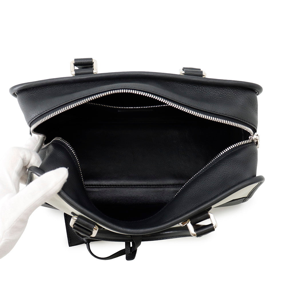 LOEWE Amazona Limited Edition White/Black35279A03PL Leather Size 28