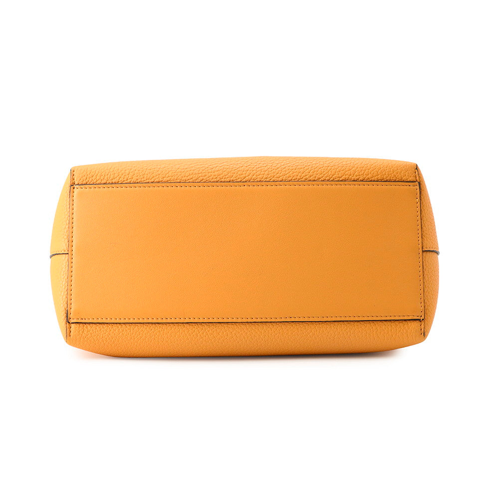 LOEWE Anagram Tote SaffronYellowA717S72X03 Leather Size Small