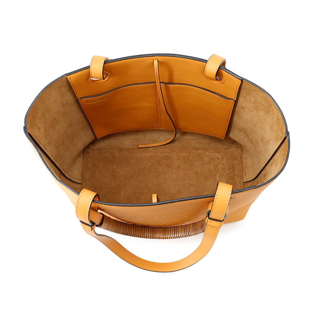 LOEWE Anagram Tote SaffronYellowA717S72X03 Leather Size Small