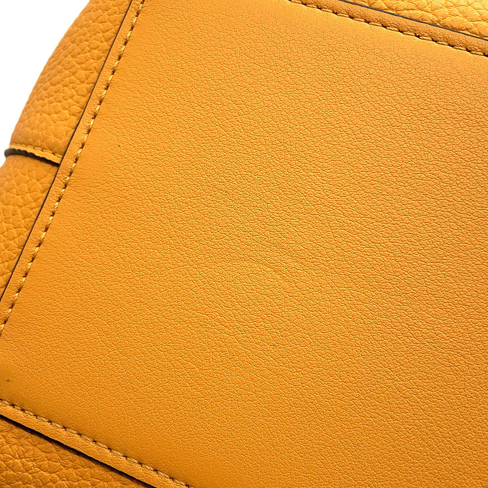LOEWE Anagram Tote SaffronYellowA717S72X03 Leather Size Small