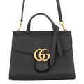 GUCCI GG Marmont 2WAY Handbag Black421890 Leather