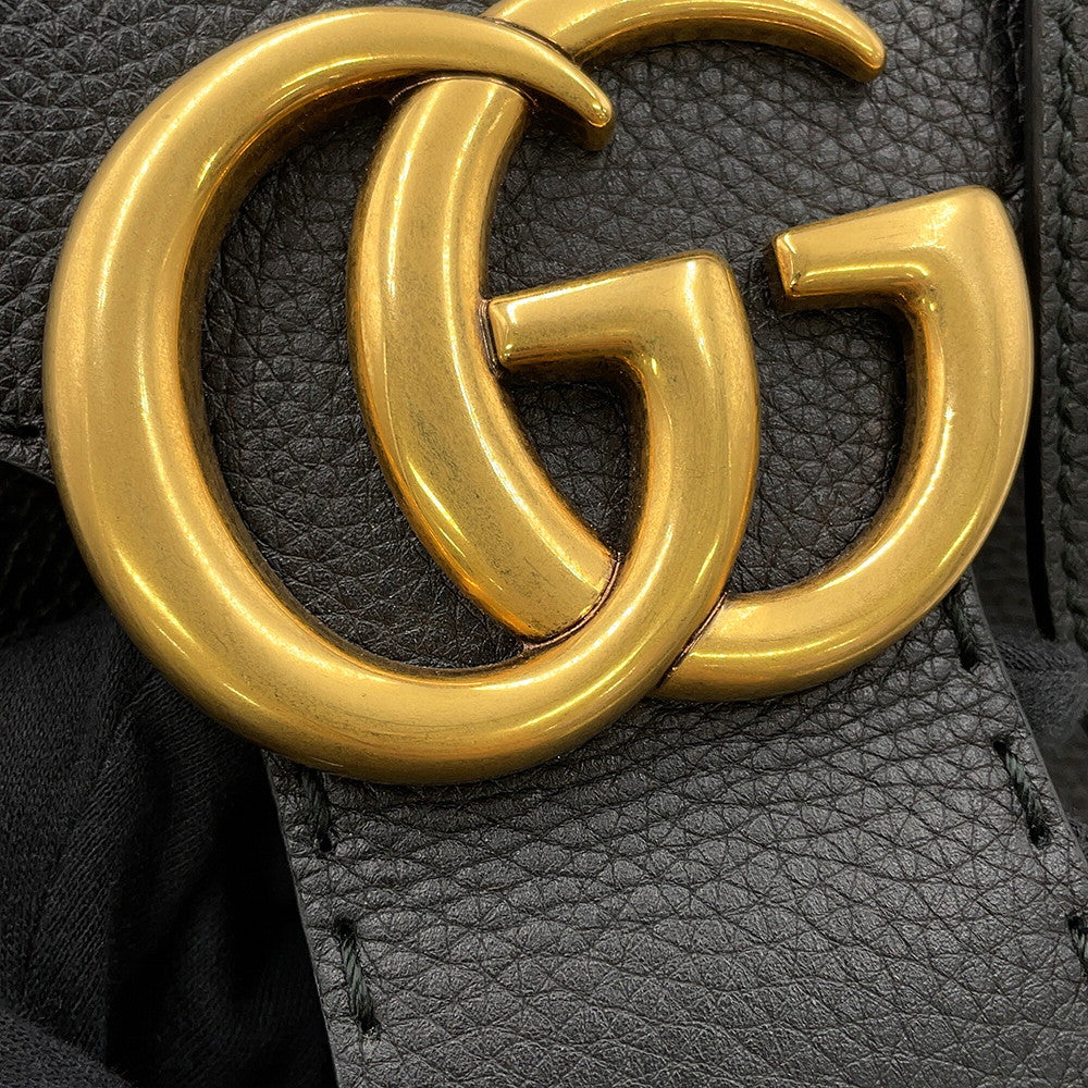 GUCCI GG Marmont 2WAY Handbag Black421890 Leather