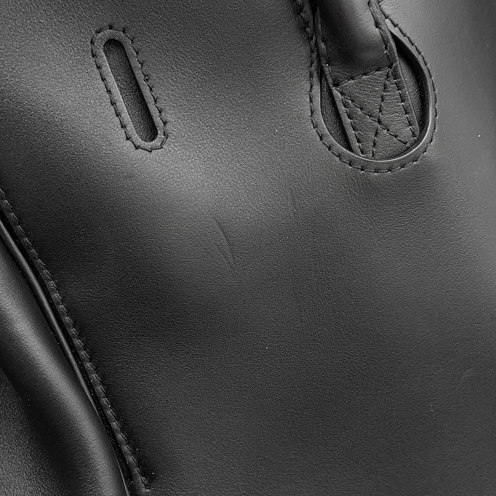 BALENCIAGA Bel Air Carryall Black812545 Leather Size Medium