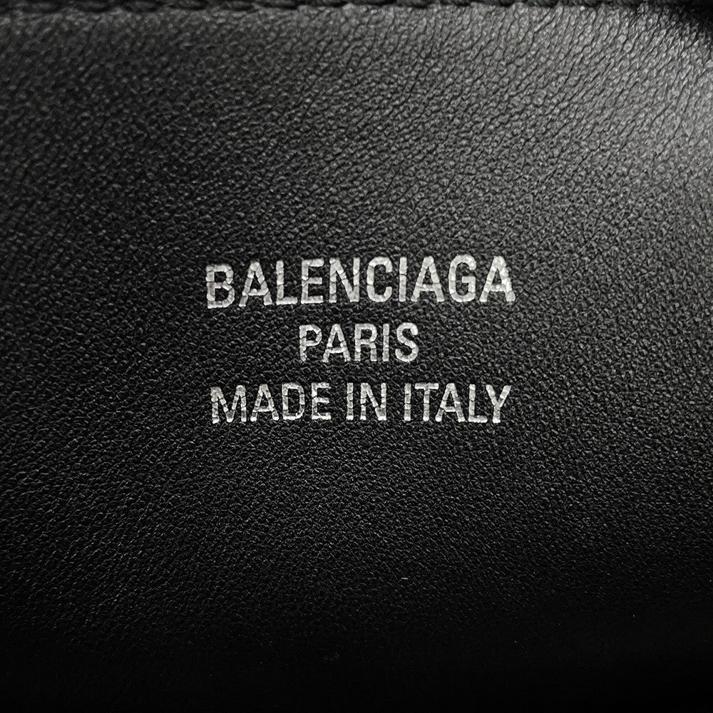 BALENCIAGA Bel Air Carryall Black812545 Leather Size Medium