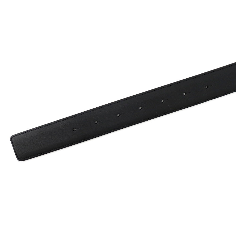 BURBERRY TB Logo Belt Size S Black8046538 Leather