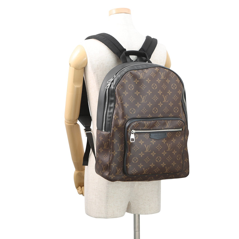 LOUIS VUITTON Josh NV Brown/NoirM45349 Monogram Macassar Canvas