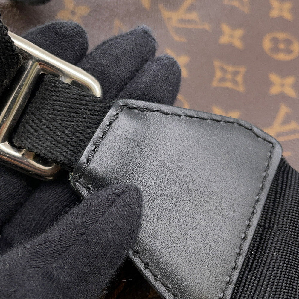 LOUIS VUITTON Josh NV Brown/NoirM45349 Monogram Macassar Canvas
