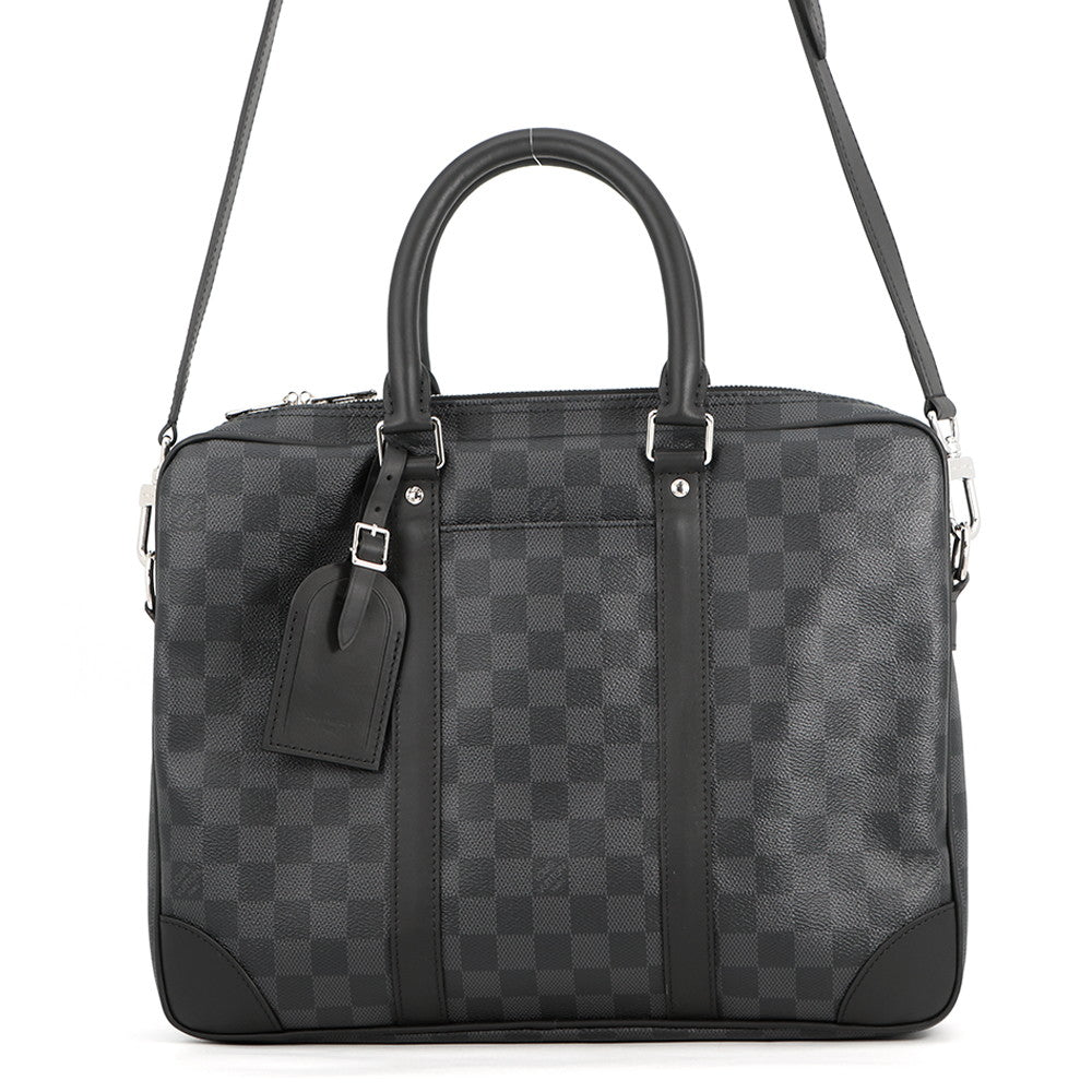 LOUIS VUITTON Port Documan Voyajaj NoirN40445 Damier Graphite