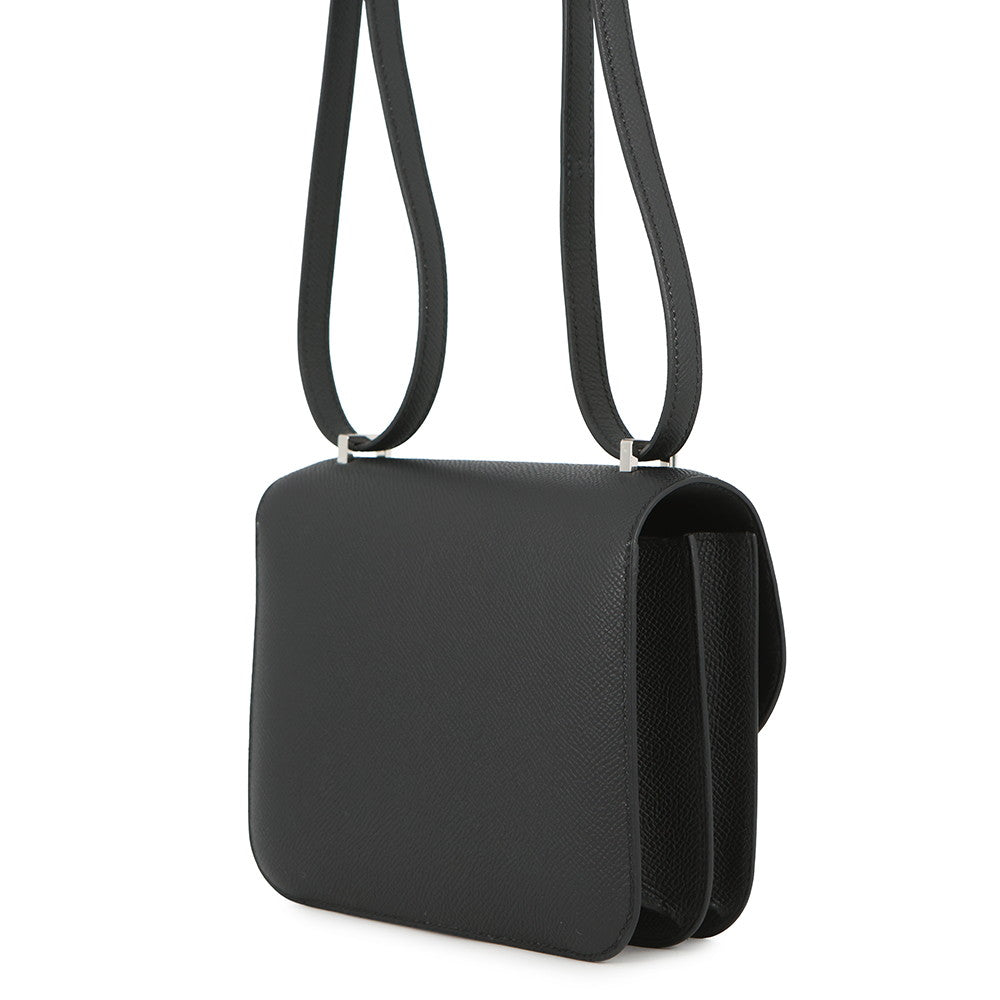 HERMES Constance3 Miroir Black Epsom Size Mini