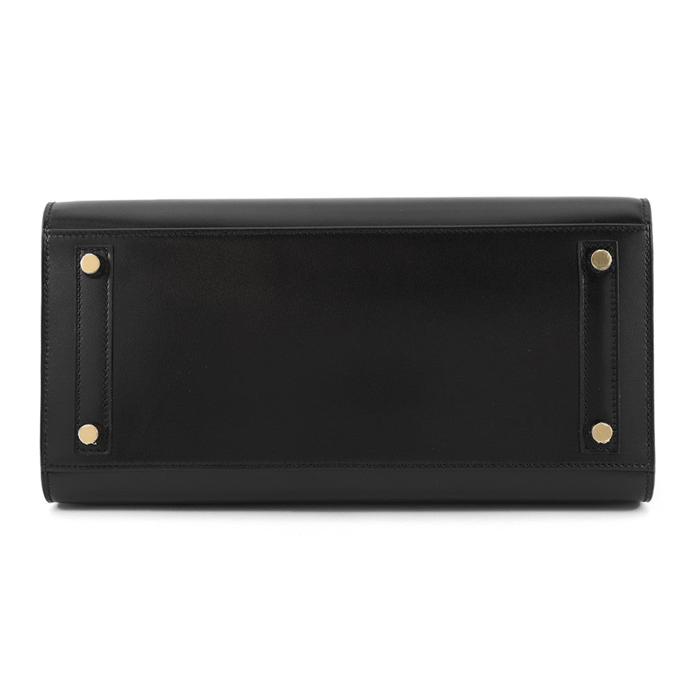 HERMES BirkinSellier Black Box Calf Leather Size 30