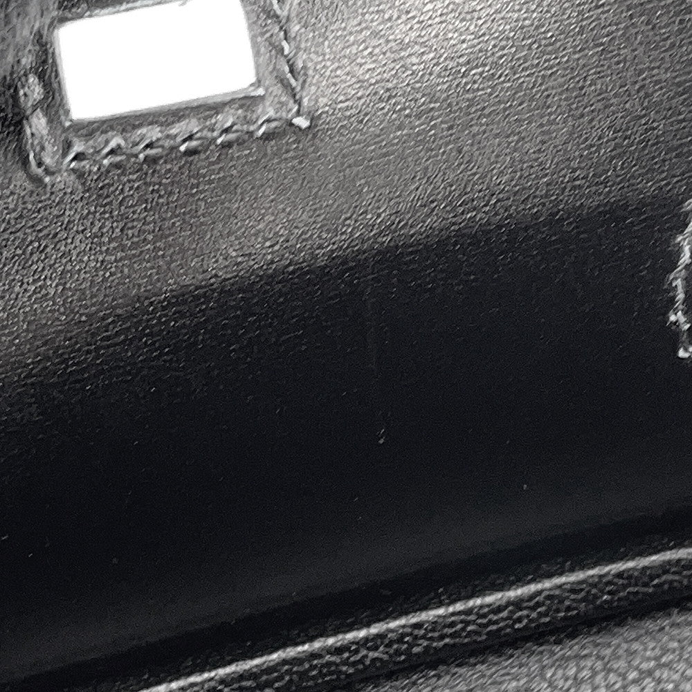 HERMES BirkinSellier Black Box Calf Leather Size 30