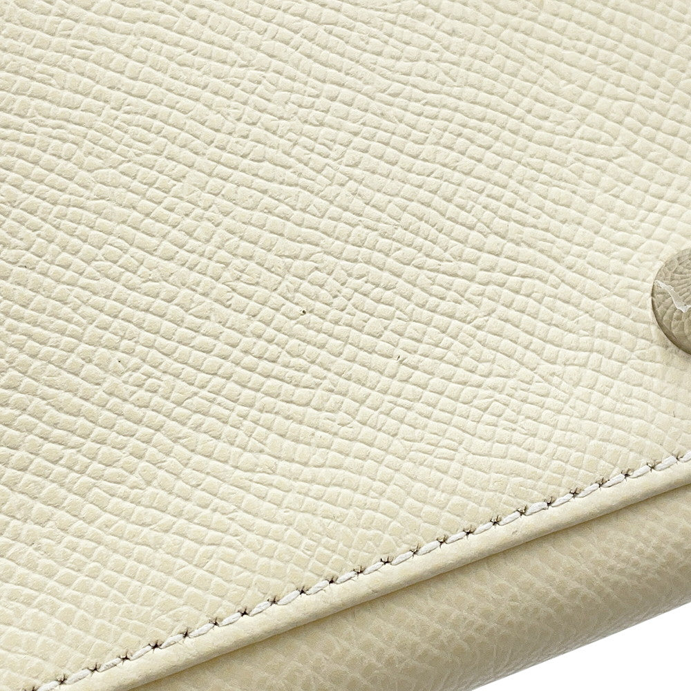 HERMES Kelly Sellier tricolor Nata / Jaune Poussin / Sesame Epsom Size 25