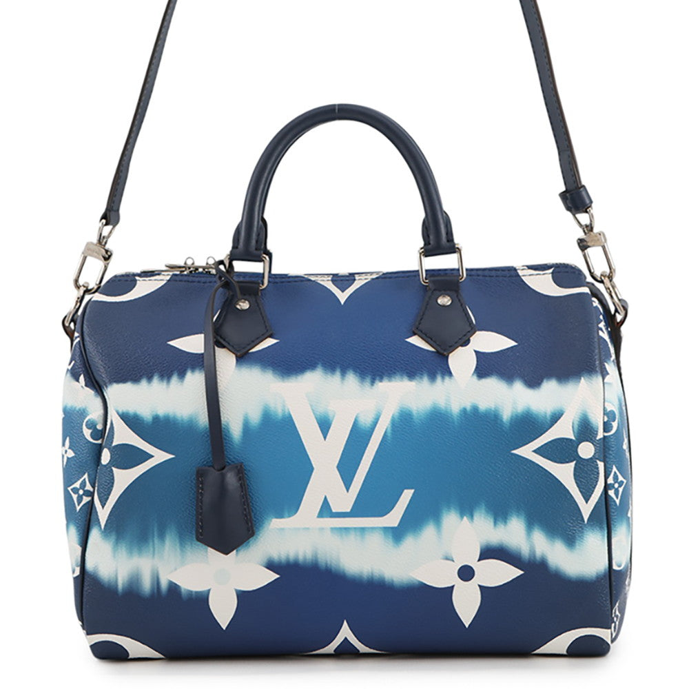 LOUIS VUITTON Keepall Bandouliere BlueM45146 LV Escale Size 30