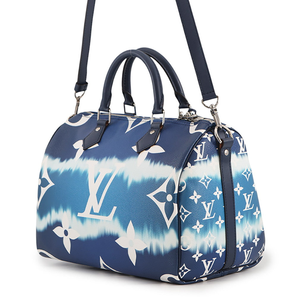 LOUIS VUITTON Keepall Bandouliere BlueM45146 LV Escale Size 30
